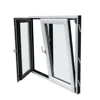 Florida miami dade hurricane approved windows tilt and turn window double glazed wood windows