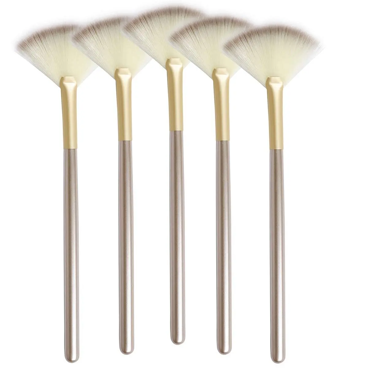 

yue Wholesale Soft Single fan Makeup Brush Multi Use Mask Acid Applicator for Glycolic Peel Masques Chemical Peel brush