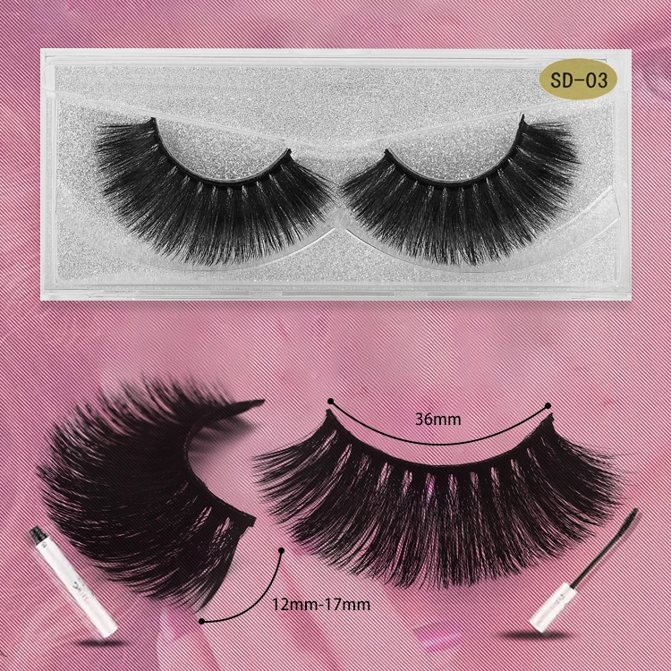 

Newest Private Label Dramatic Eyelashes Natural Faux Mink Eyelashes Thick Full Strip Lashes