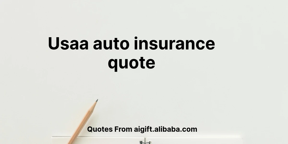 usaa auto insurance quote