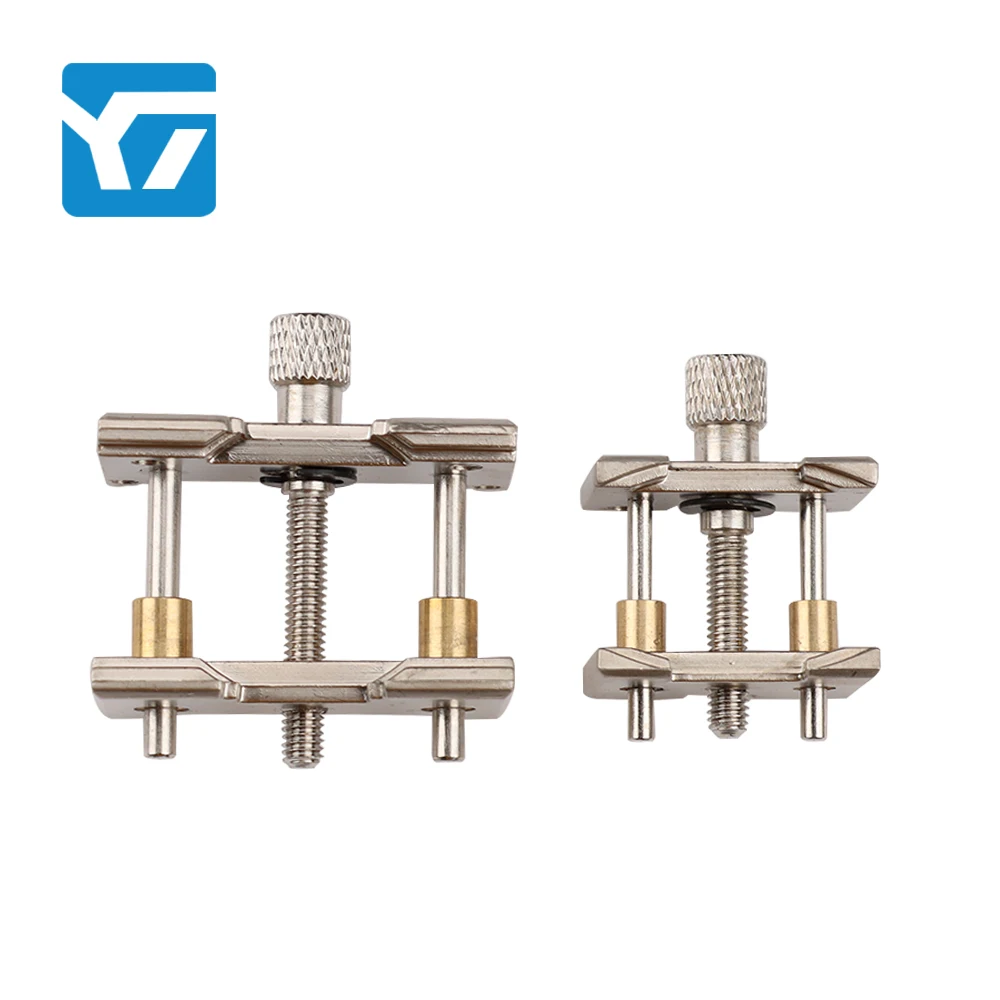 

High quality nickel plated metal watch repair tool movement fixing tool a set of movement fixing base, Silver
