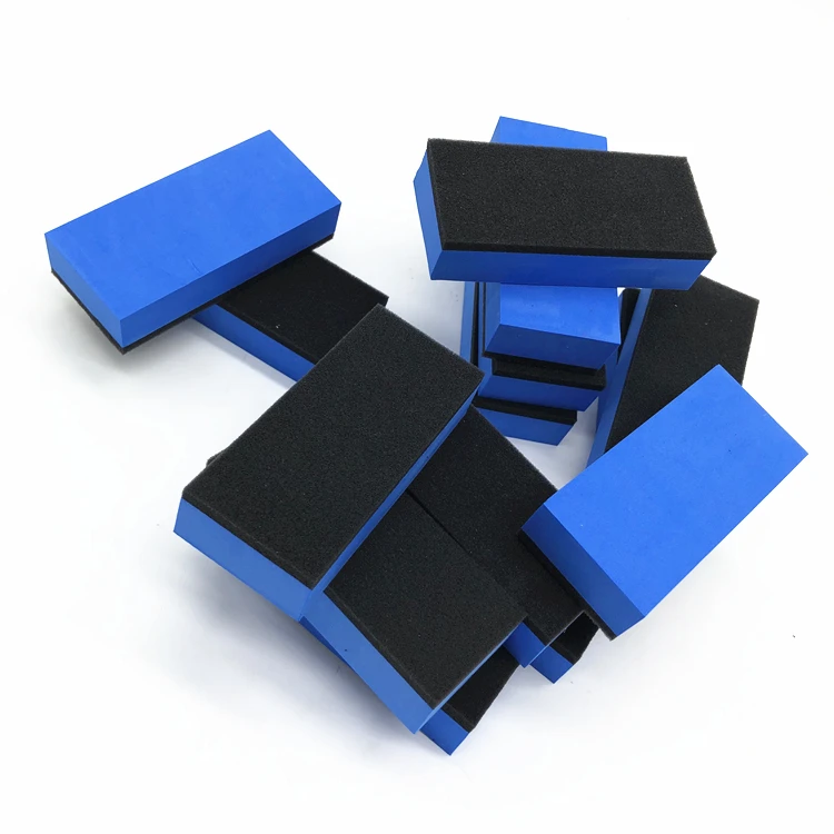 

Double Side Automobile Car Detailing Coating Applicator Sponge Pad for Glass