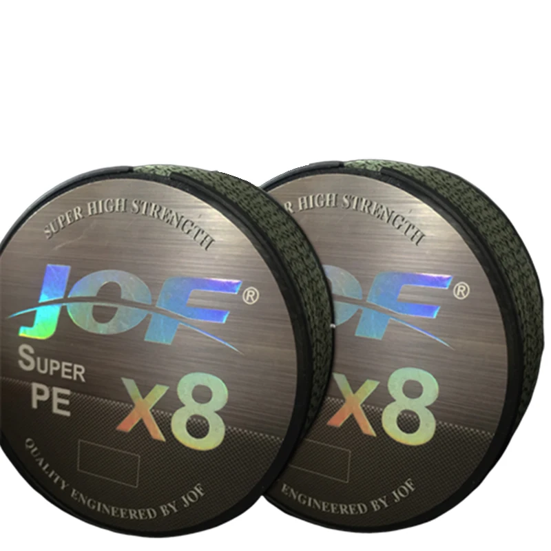

300m 0.165mm-0.63mm 8 strands braided fishing tackle line