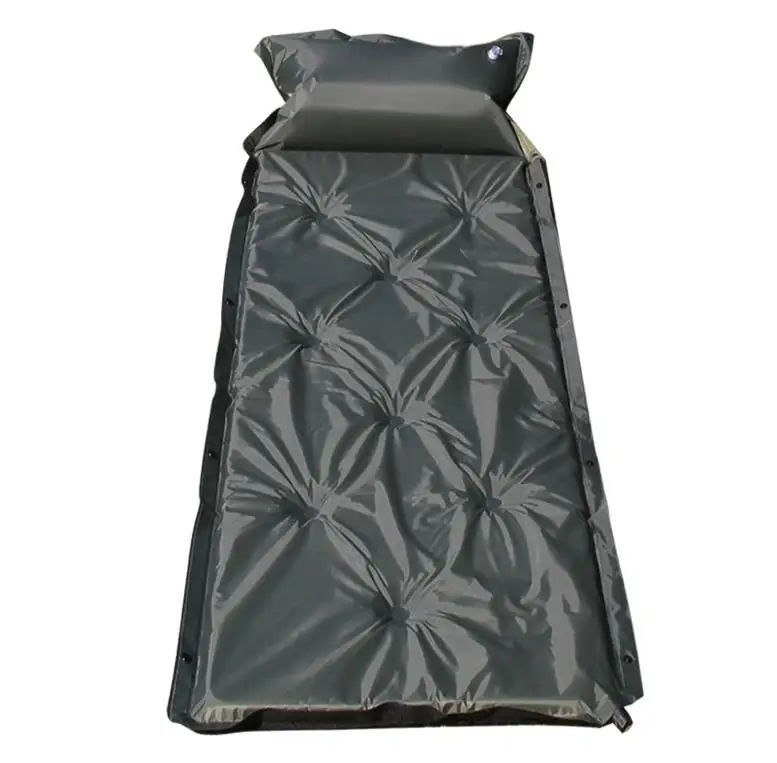 

hiking travel Inflatable hammock tpu insulated folding Sleeping bag air Pad foldable Light Camping Mat Mattress, Dark blue, green