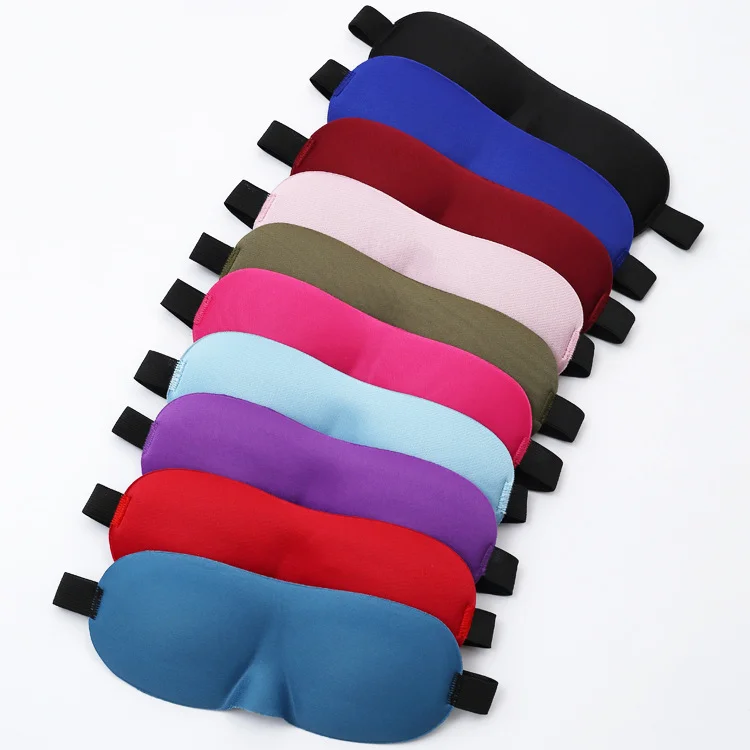 2025 New Arrival Luxury 3D Sleep Eye Mask Light Shading Night Travel Eye Lash Cover Elastic Strap Knit Technics OEM