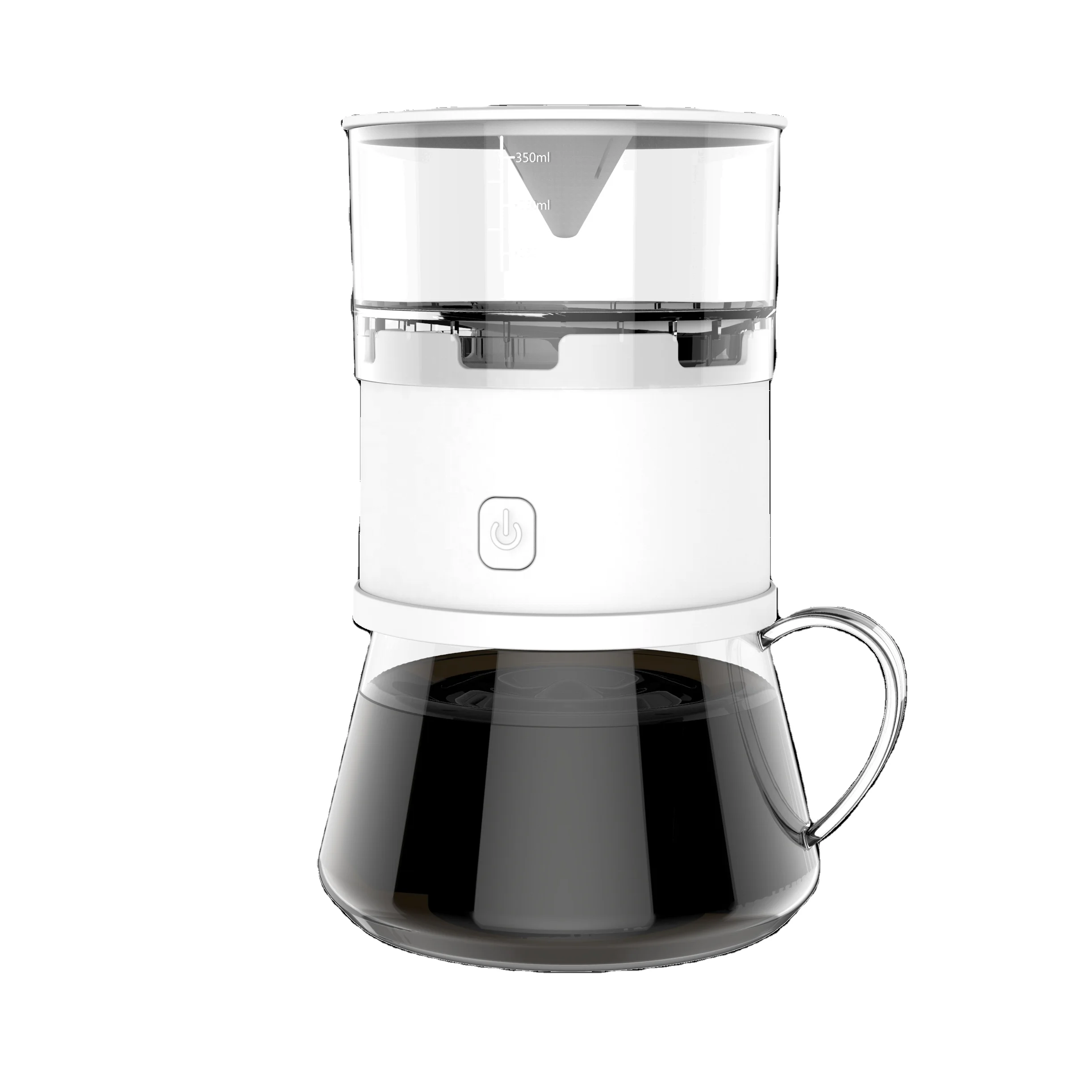 

Superwin New Design Pour Over Coffee Maker Portable Coffee Brewer, White