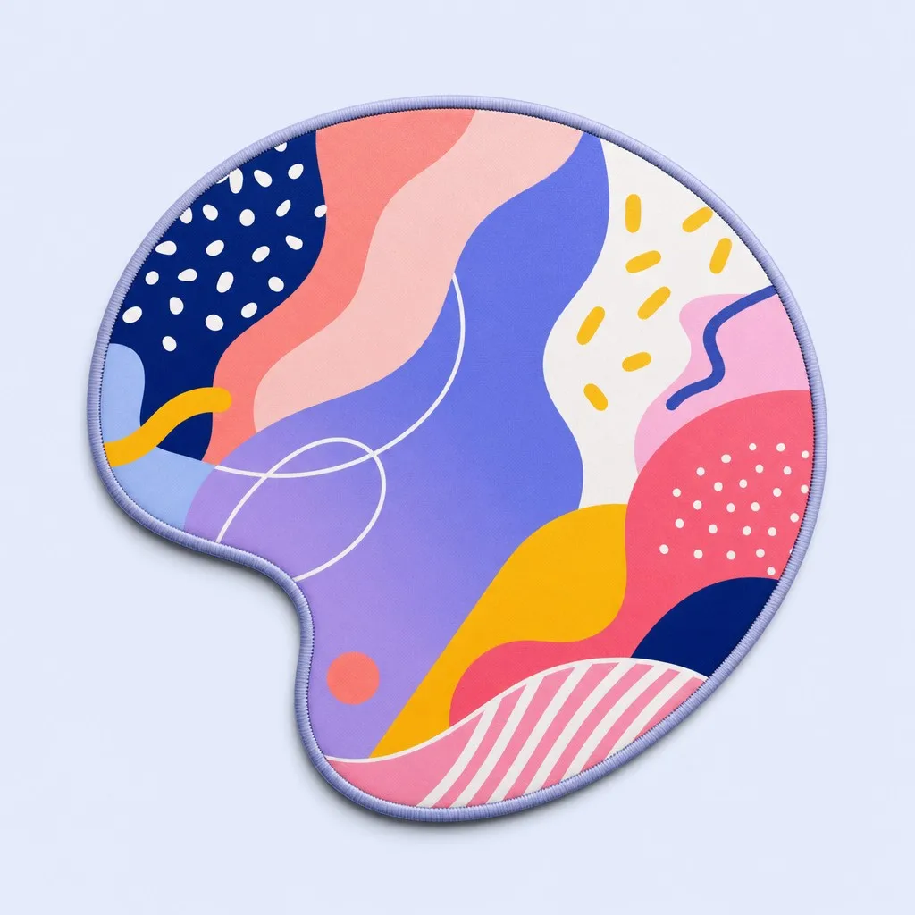 Organic Palette Contour Die-Cut Pad