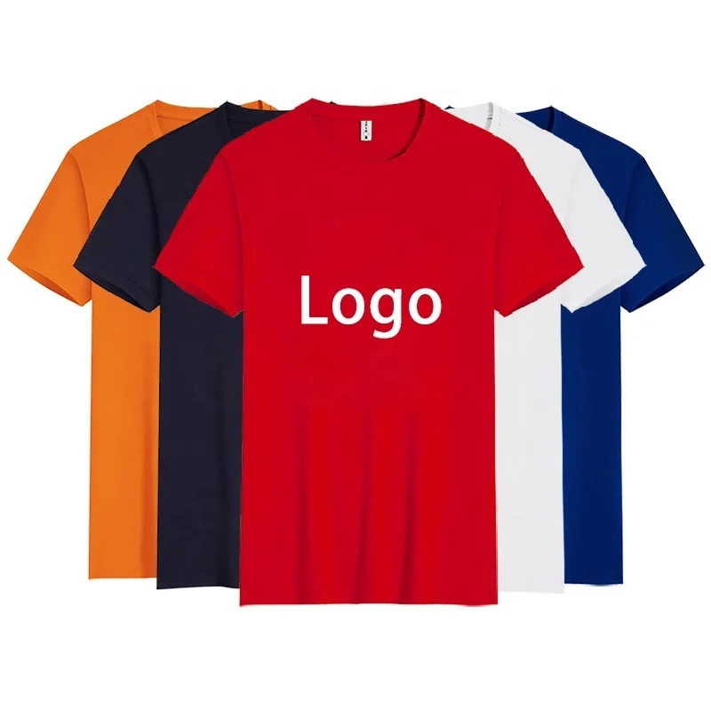 

Summer Wholesale good quality 100% custom printing solid color sweat casual clothes men t-shirts