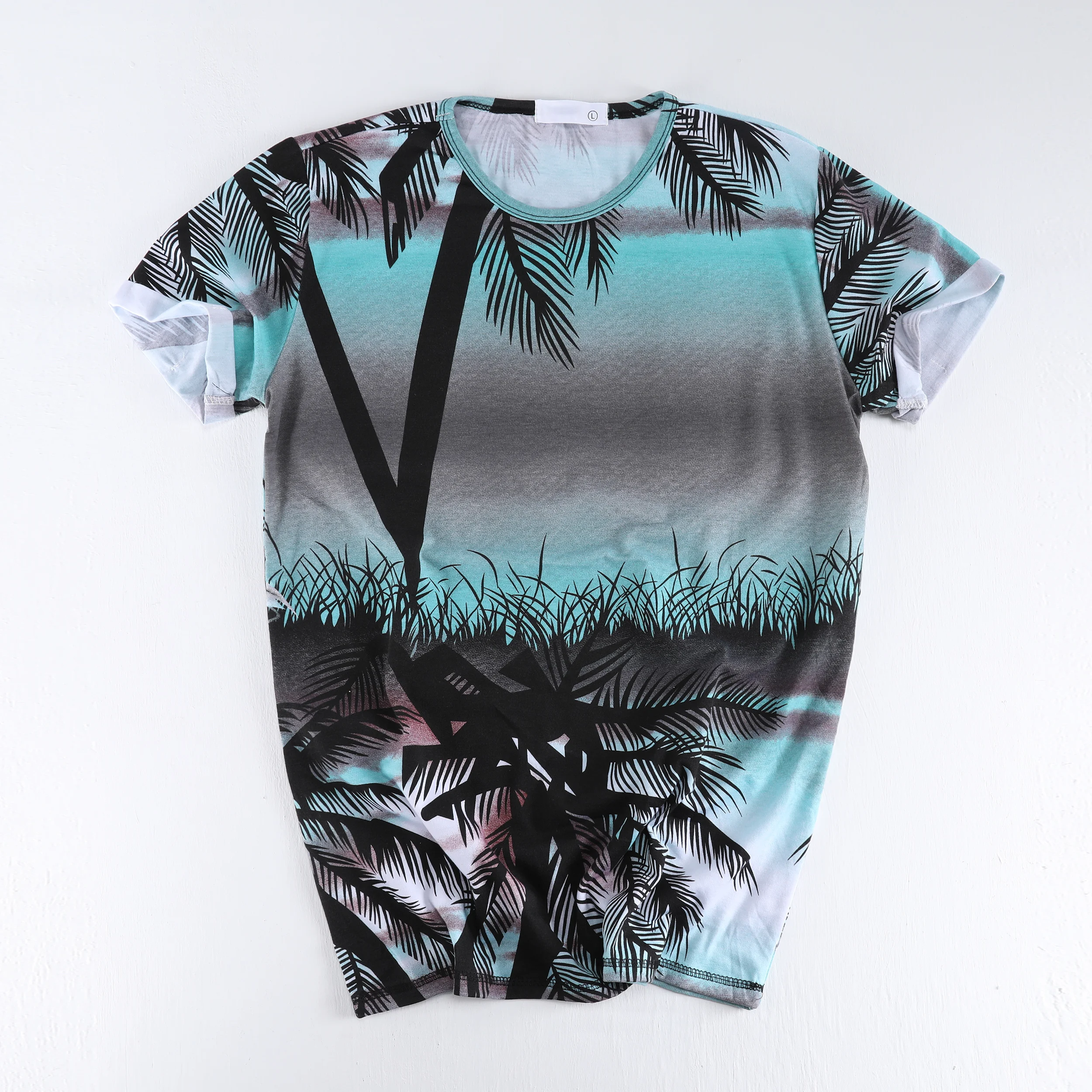 

Wholesale New Stylish Vacation Men's T-shirt Graphic Printing Short Sleeve T-shirt