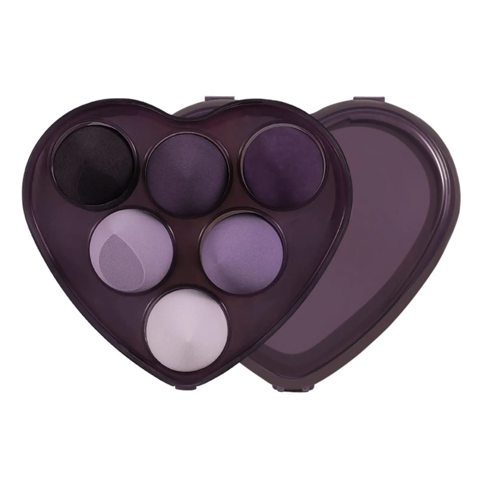 

OEM ODM Custom Logo Makeup Sponge Set Beauty Mixer Foundation Mix Sponge Powder Makeup Egg Heart Pack Makeup Sponge