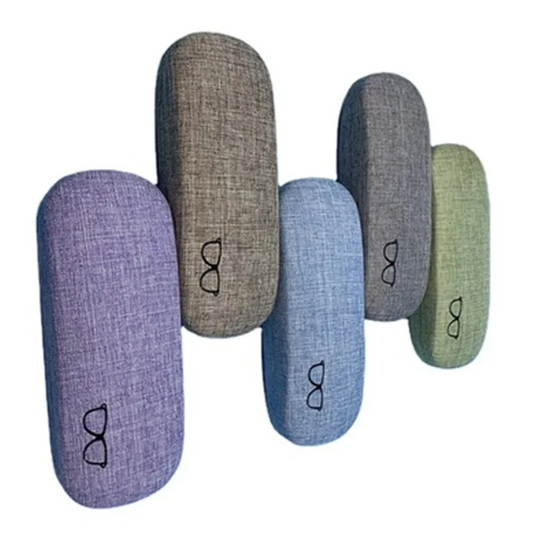 

2021 Fashion Glasses Case Leather Eye Glasses Hard Shell Protector Reading Eyewear Case Portable glasses Box Case, Picture shows