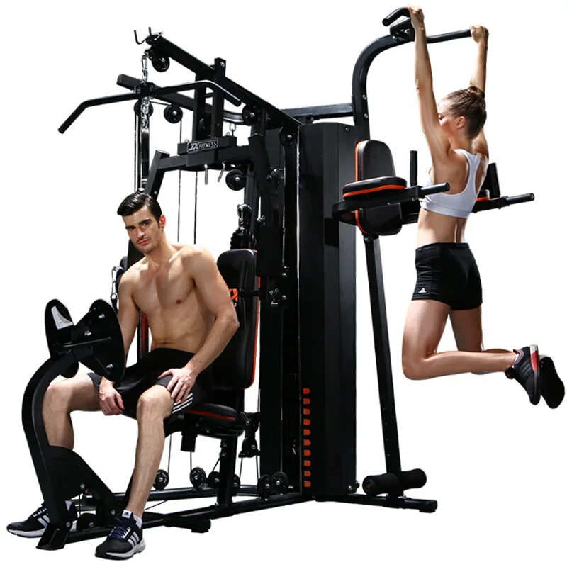 

Great Value For Money Steel+ PU Material Black Multifunctional Training Equipment