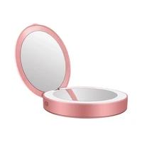 

Travel Folding Portable Charger makeup Mirror Power Bank