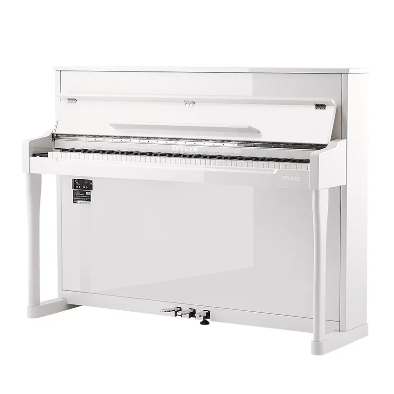 

SPYKER 88-Keys Professional Musical Instruments HD-L116 White Polish Upright Digital Piano