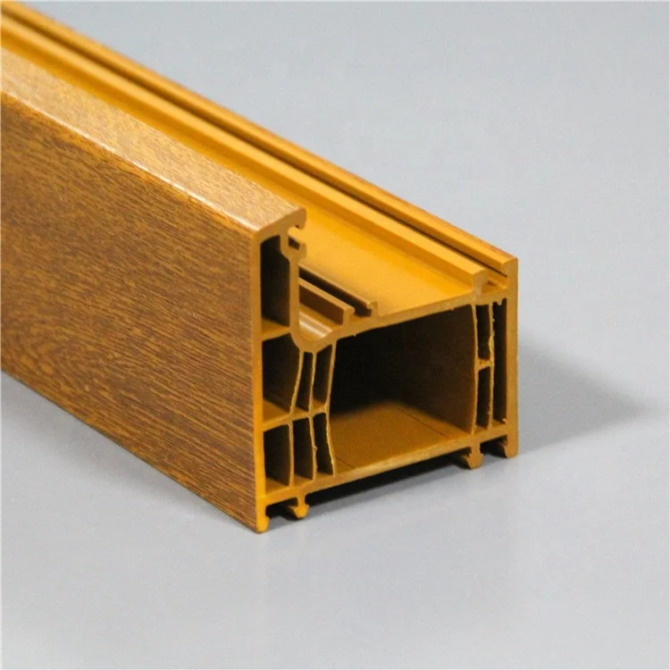 80mm BEIDI laminated pvc upvc window profile manufacturer