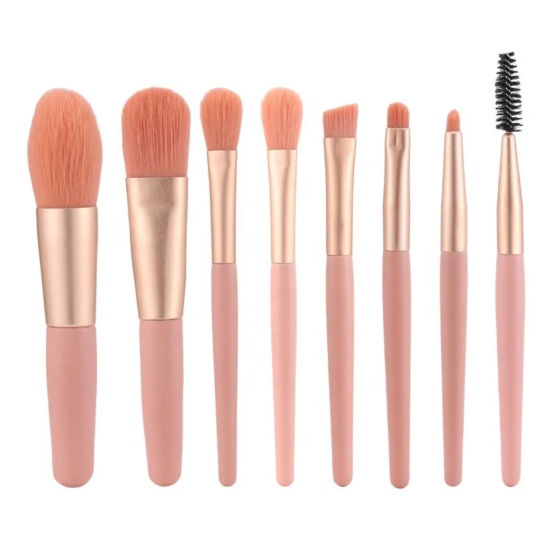 

Manufacturers China Double Sided 2021 Other Makeup Brush Set, Pink, blue, customized color