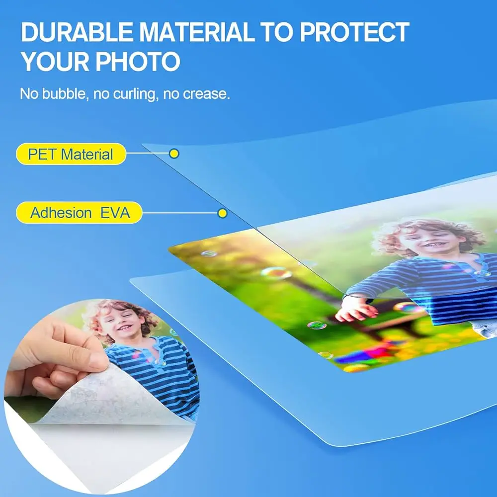 Guangzhou Factory Huada Wholesale A4 125mic Competitive Price Laminating Film Pouch 125mic Lamination Sheet