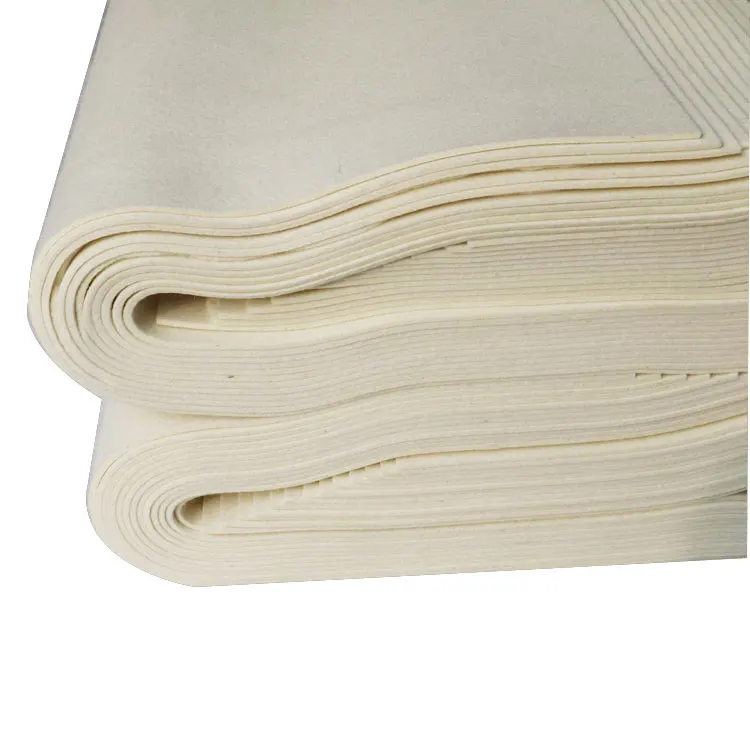 
Popular press natural white wool felt for industrial product 