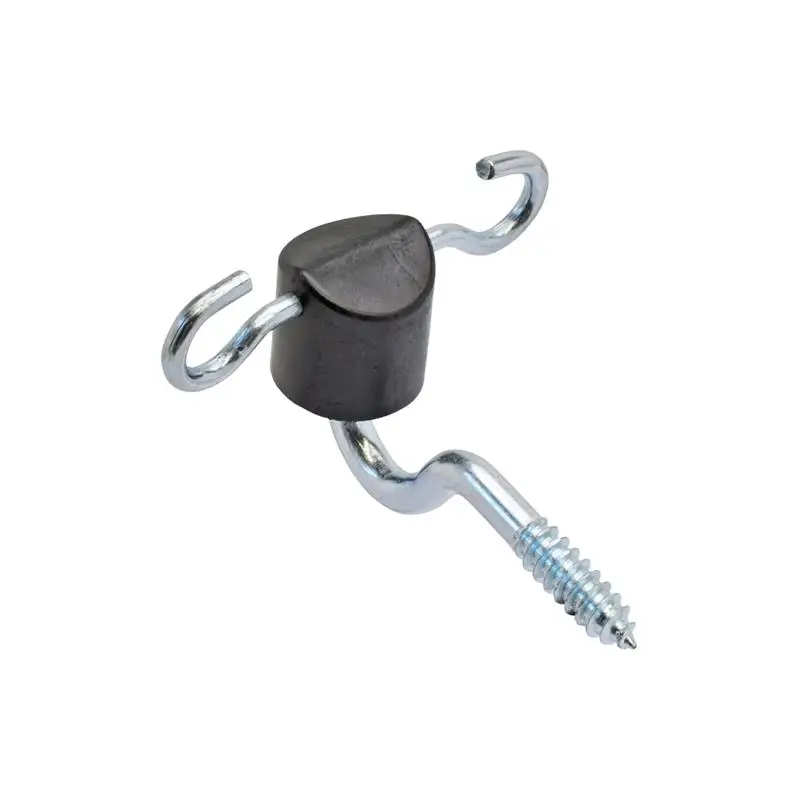 

Manufacturer Factory Price Husbandry/Animal farm Equipment Screw-in Gate Anchor Insulator INS105 Electric Fence Insulator, Black or customized