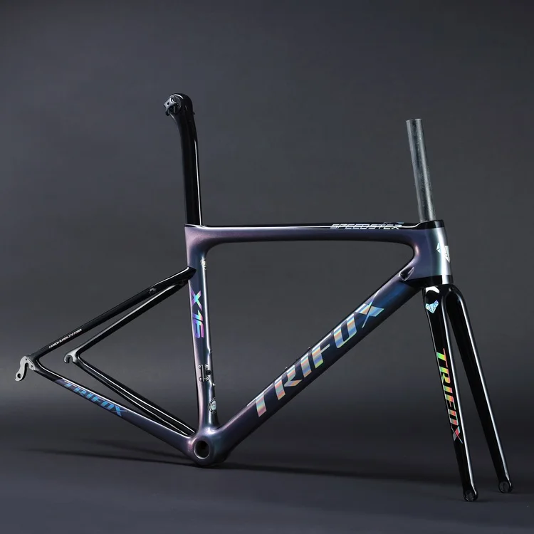 

New carbon Super Light Carbon Road Bicycle Frame with Carbon Road Bicycle Fork Seat Post oem custom painting, Red , black , green , grey as you like