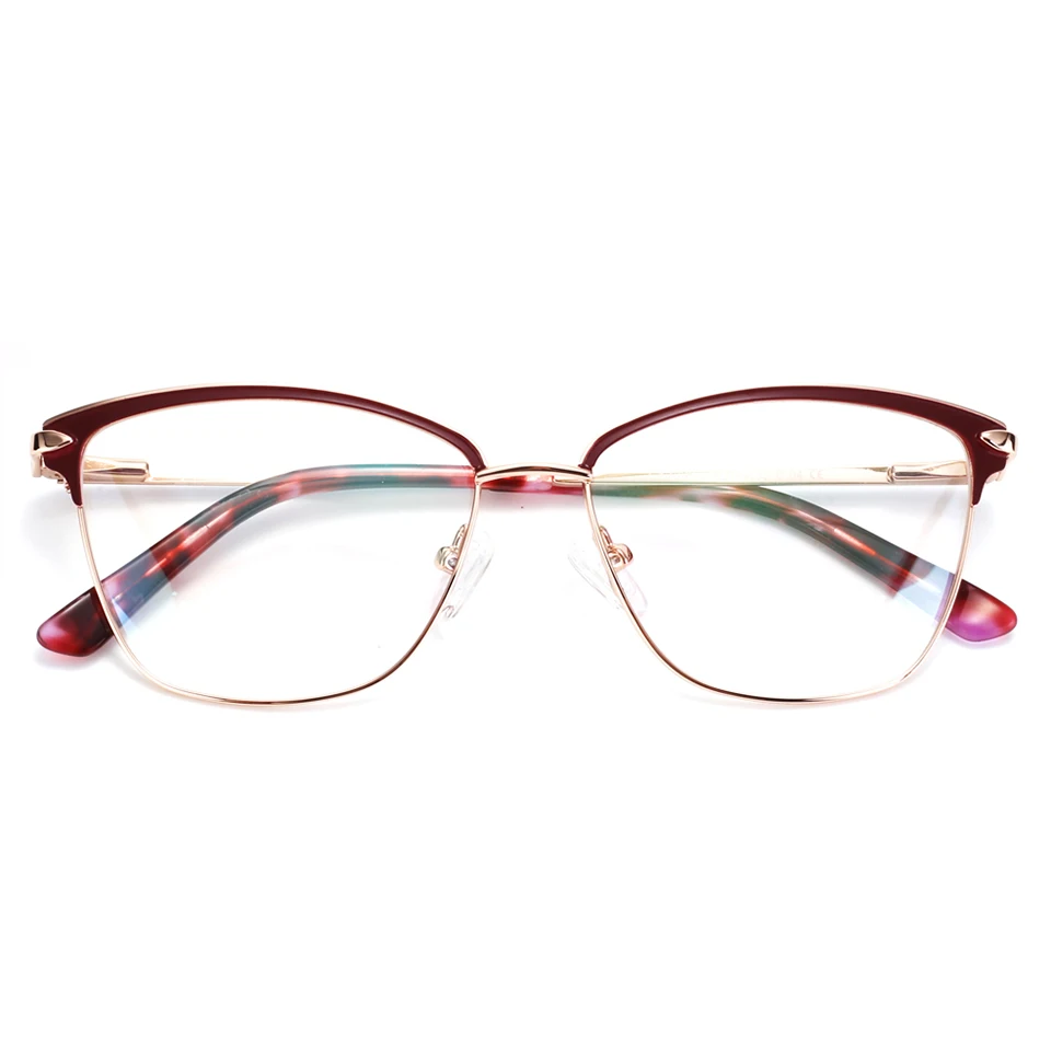 

2020 Women metal eyeglasses frames fashion stainless steel optical frames