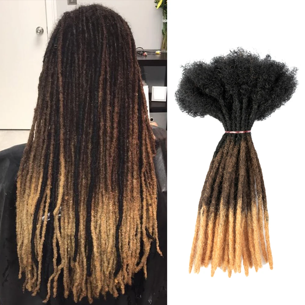 Hot Selling Different Thickness Dreadlock Human Hair HandMade Regular Locs Human Hair Extensions