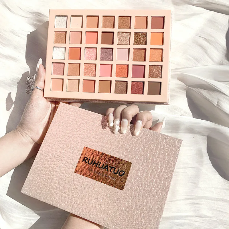 

makeup kit Popular Private Label Long Lasting makeup colorful eyeshadow Glitter eye shadow palette