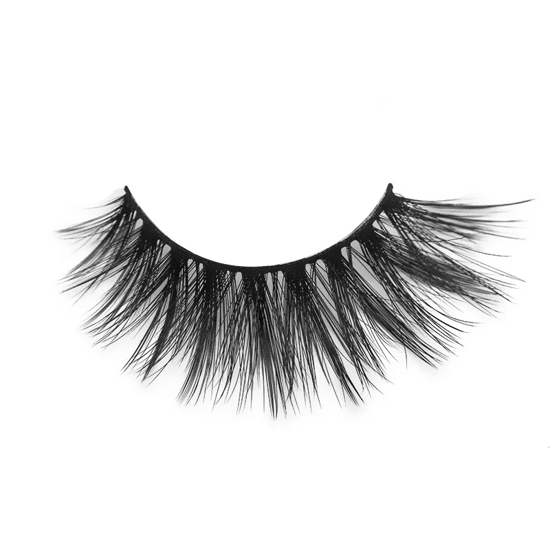 

L08 Wholesale Faux Mink Eyelashes 3d Synthetic Mink Eyelashes And Packing, Natural black