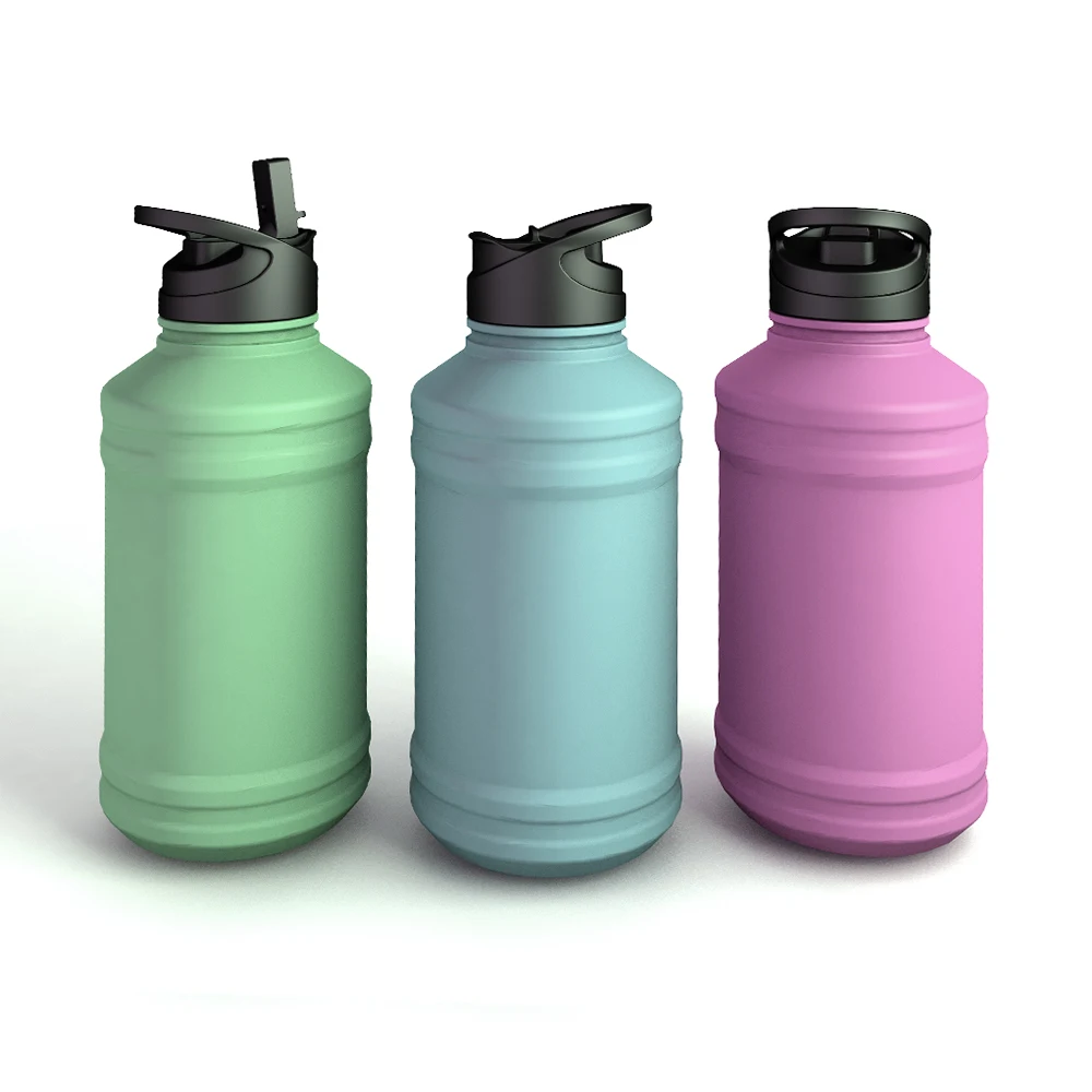 

BPA Free Single Wall Stainless Steel Metal Sport Water Bottle 1.3L