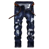 

Authentic Denim Wholesale Mens Stretch Straight Fit Denim Jeans Trousers Jeans Mens