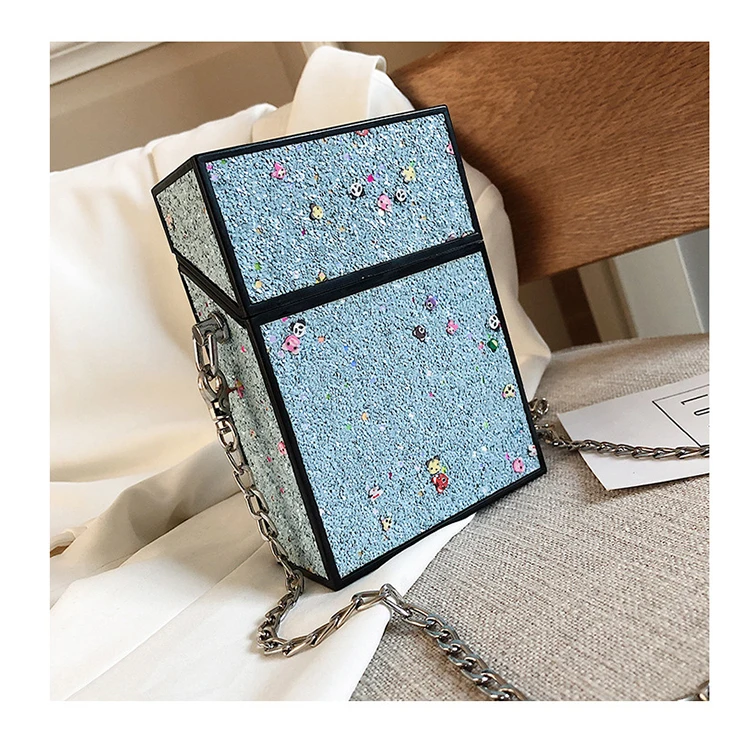 

Vegan Bling Unique Handbag Phone Solid Woman Crossbody Bag For Woman