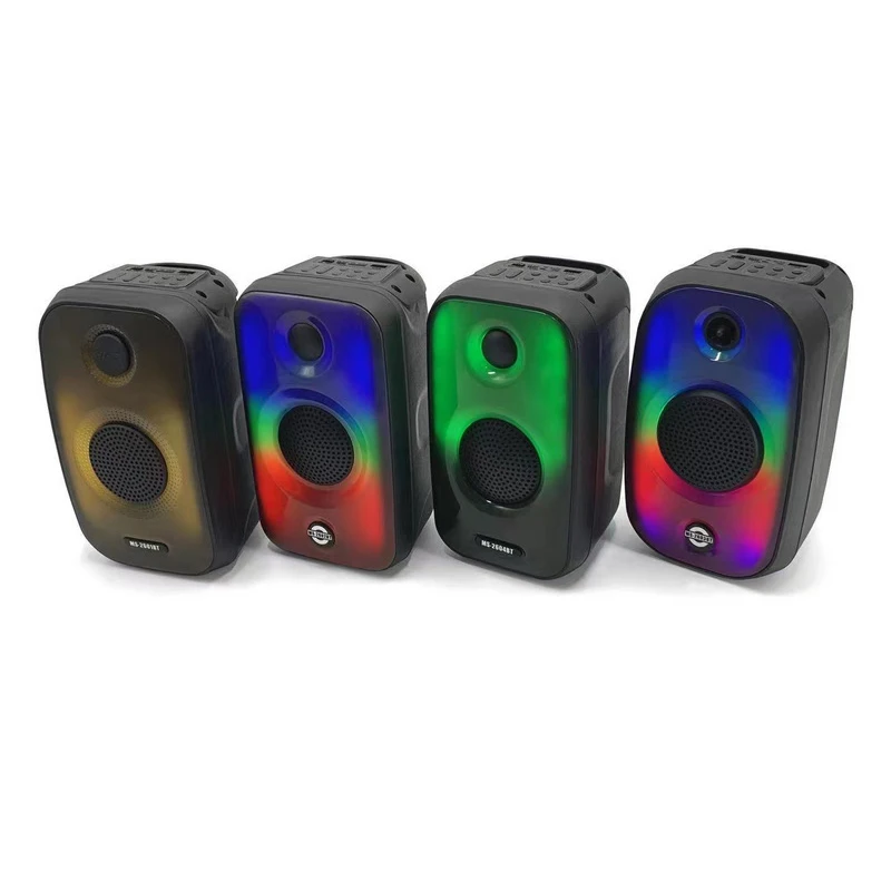 

Latest Bass hot sell Speaker 3 Inch Small Bass Speaker With Coloured Lights MS-2603