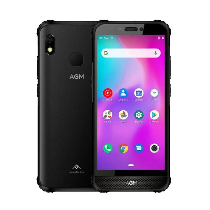 

AGM A10 Rugged Phone 6GB+128GB Fingerprint ID Unlock 4400mAh 5.7 inch Android 9.0 4G Smart Mobile Phones