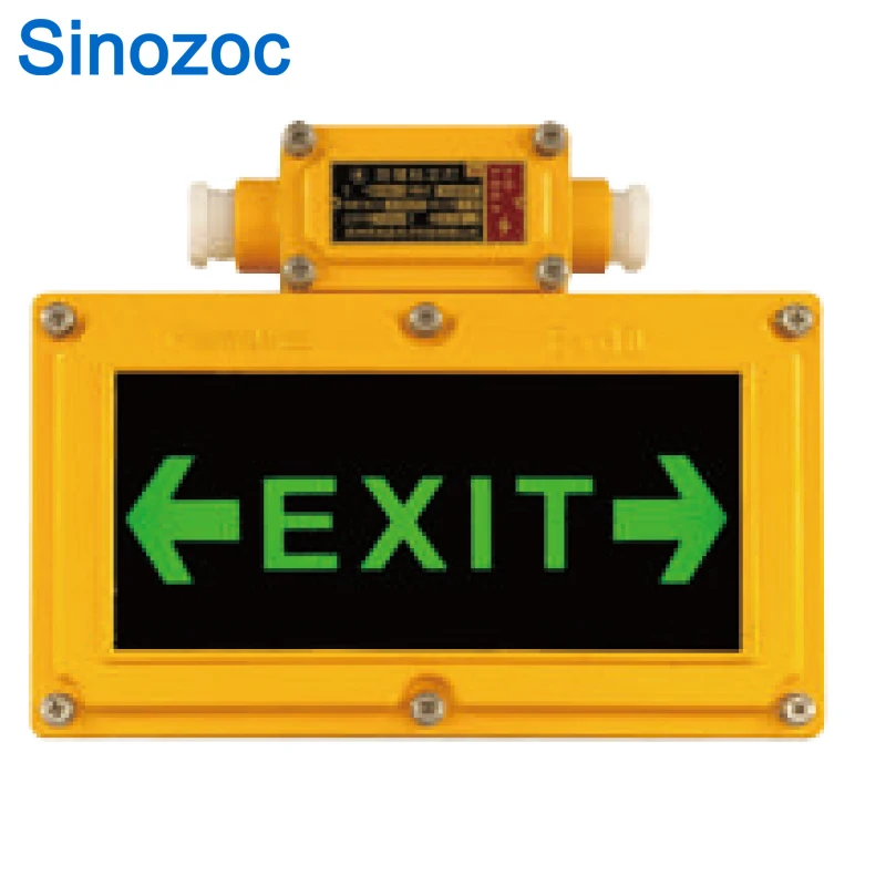 Sinozoc ATEX Approved economic explosion proof led exit light, emergency exit led