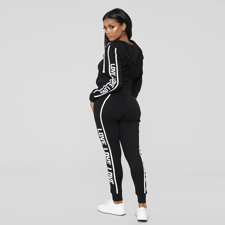 Womens custom sportswear activewear women tracksuit
