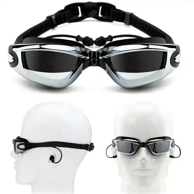 

TY Swimming Professional Adult Silicone Pool Glasses anti fog Men Women Optical waterproof Eye wear, Picture