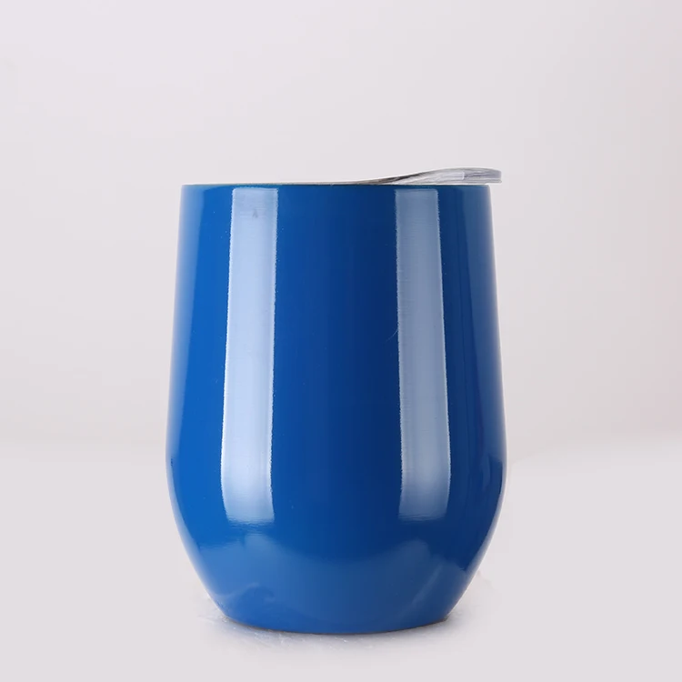 

Promotional Egg Shaped Portable Sports Stainless Steel Thermos Double Wall Vacuum Bottle With Cover