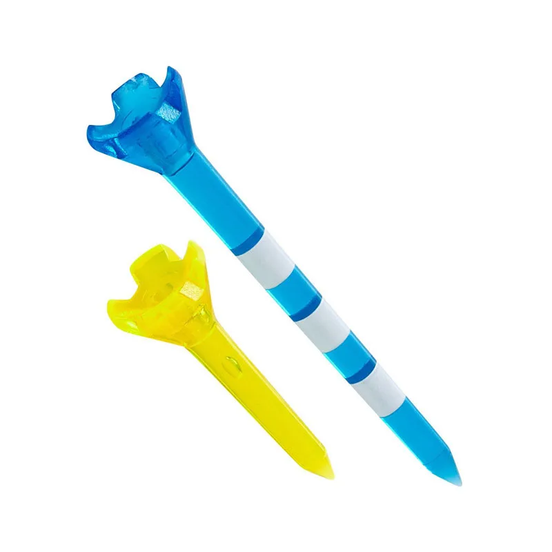 

Golf course five claws golf tee golf plastic tee, Yellow;blue+white