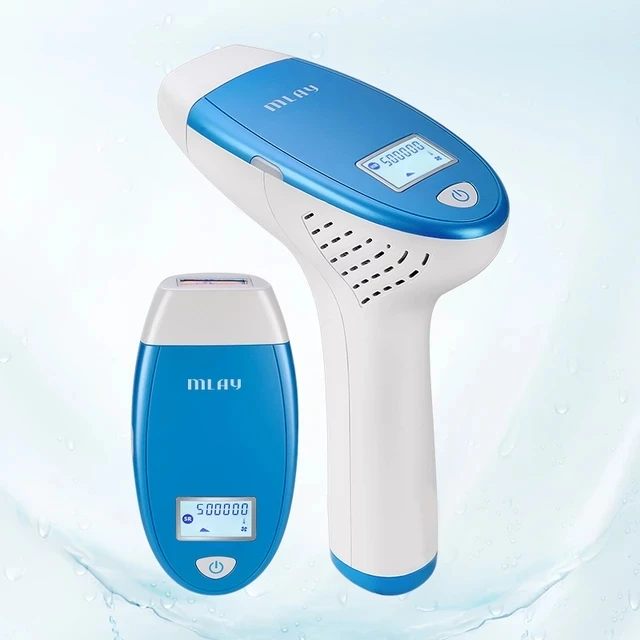 

Portable IPL Hair removal Epilator Laser Permanent Hair Removal Machine Face Body 3 IN1 Electric depilador laser 500000 Flashes, Blue