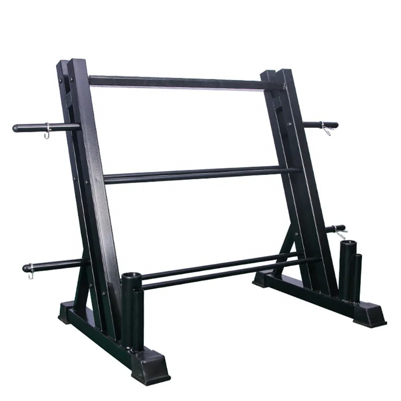 

Hot Selling High Quality Fitness Equipment Commercial Custom Logo Storage Gym Kettlebell 3 Tier Dumbbell Rack, Black