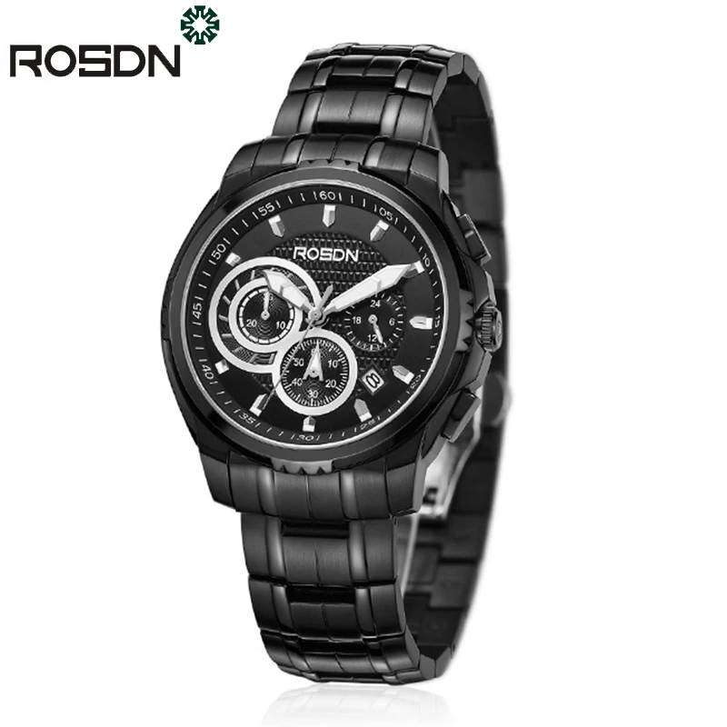 

New Design Mechanical Watches Men Chrono 6 Hands Waterproof Sports Automatic Luxury Skeleton Watch, Customized colors