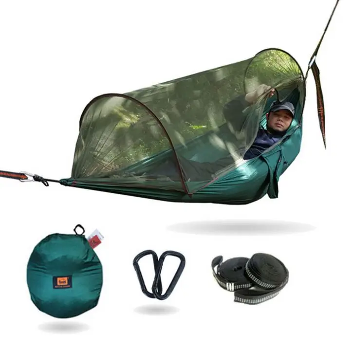 
Top Quality Mosquito net Parachute Hammock with Anti mosquito bites for Outdoor Camping Tent Portable Hammock  (1600136058491)