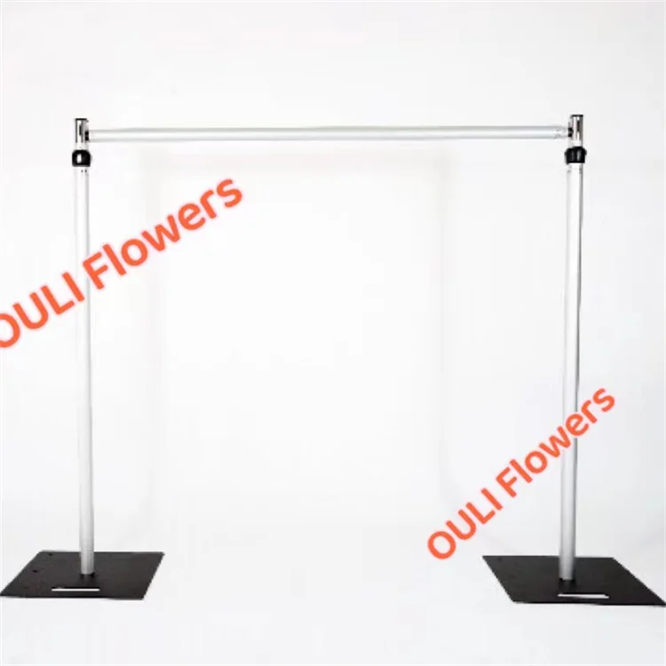 

New Style B-2691 Strong Wedding Aluminum alloy Backdrop Artificial Flower Wall Stage Adjustable Stand