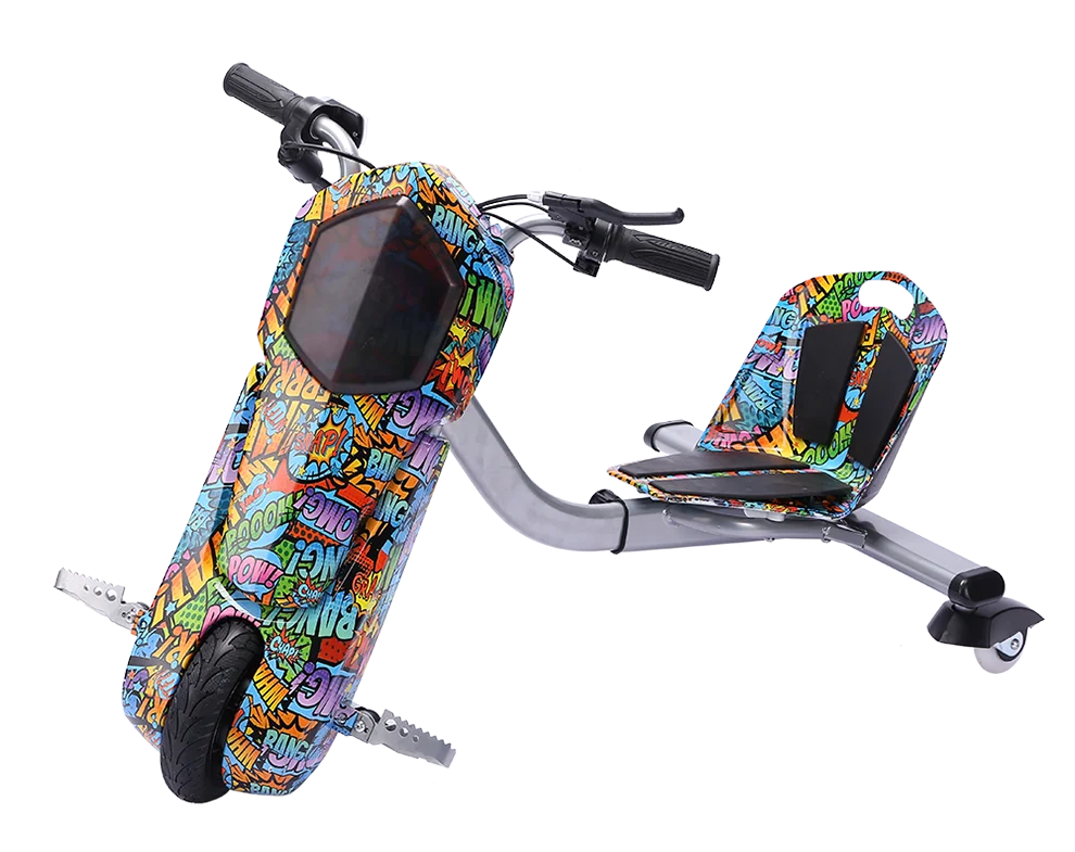 

Best gift Xmas gift for kids 3 wheel electric drifting scooter drift trike drift rider