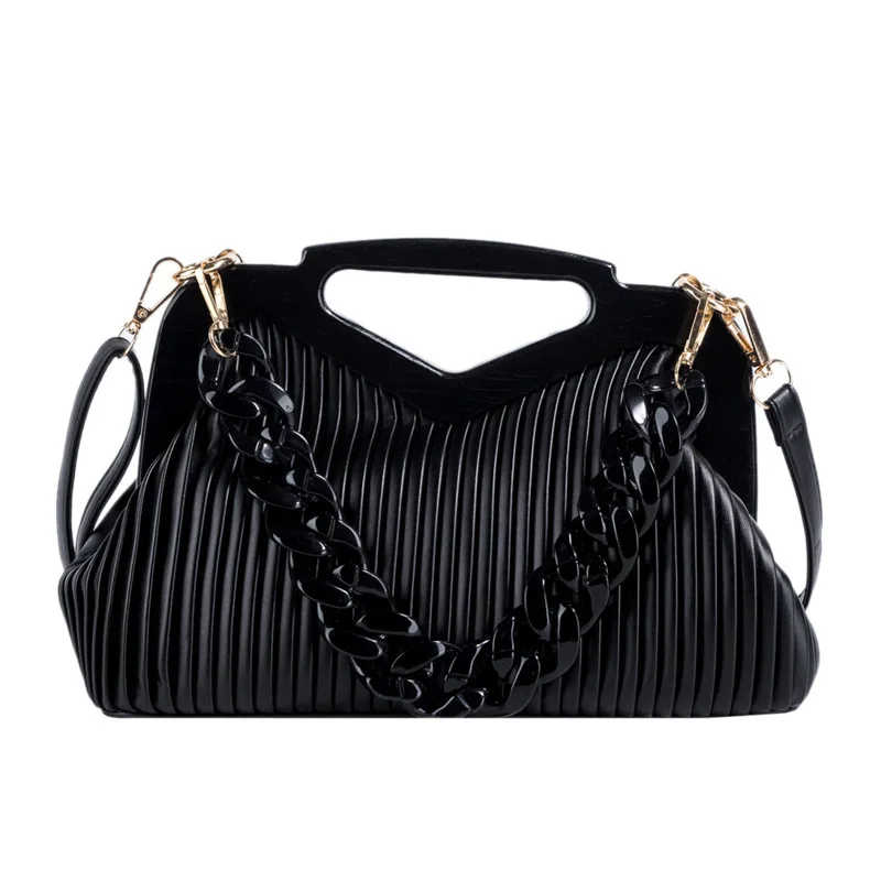 

Fashion personality INS girl thick chain luxury handbags women hand bags tote bag sling bags for ladies women
