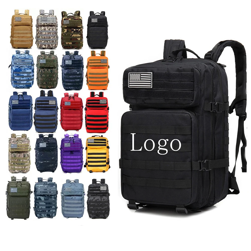 

Shero Tactical Backpack Hiking Trekking Hunting Travel Rucksacks Outdoor Sport 45L GYM Fitness Army Military Backpack, 21 colors