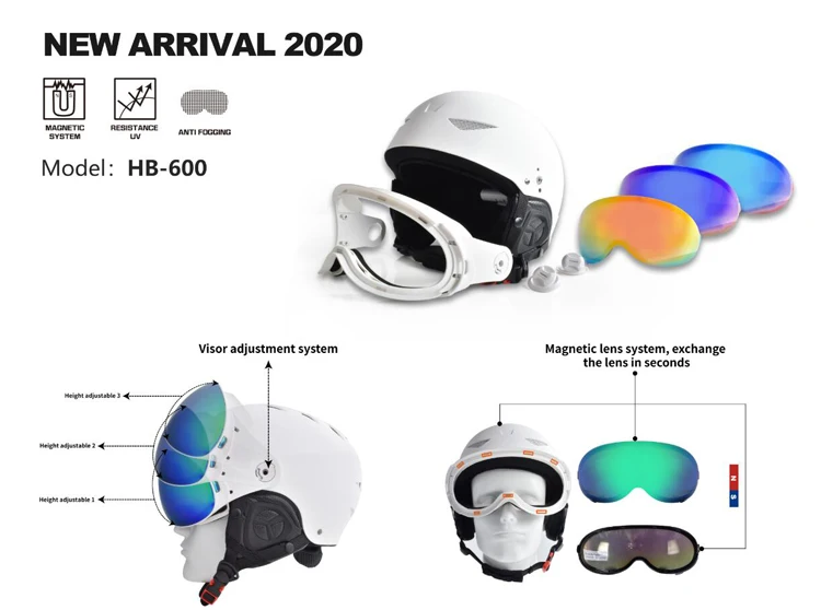 2-ski helmet