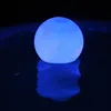 garden outdoor multicolor waterproof DC Solar LED lamp rechargeable landscape light ball swimming pool yard