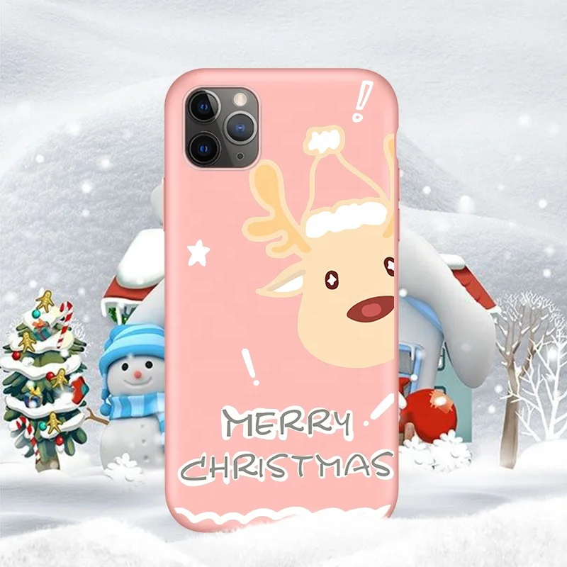 

2020 hot custom Christmas custom TPU printed phone case for iPhone 12 mini 12 pro 12 pro max