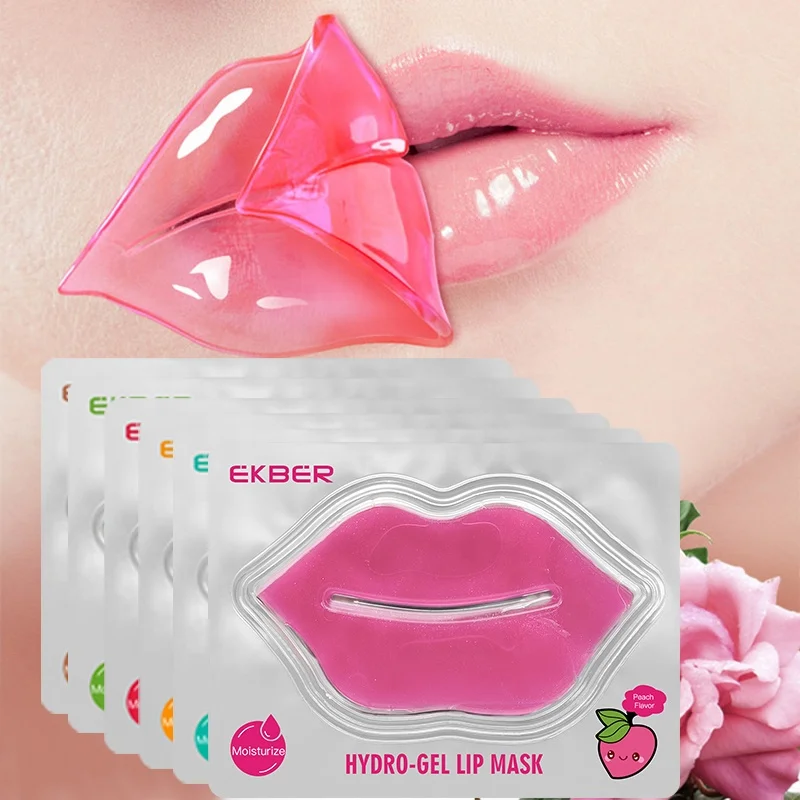 

Wholesale Stable Supply Overnight Vegan Lip Mask Sleeping Lips Care Patch Brightening Hydrogel Lip Mask